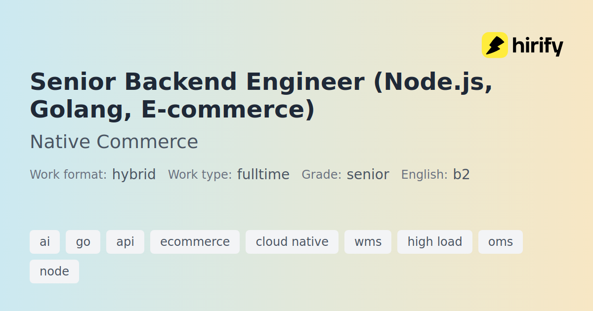 native commerce